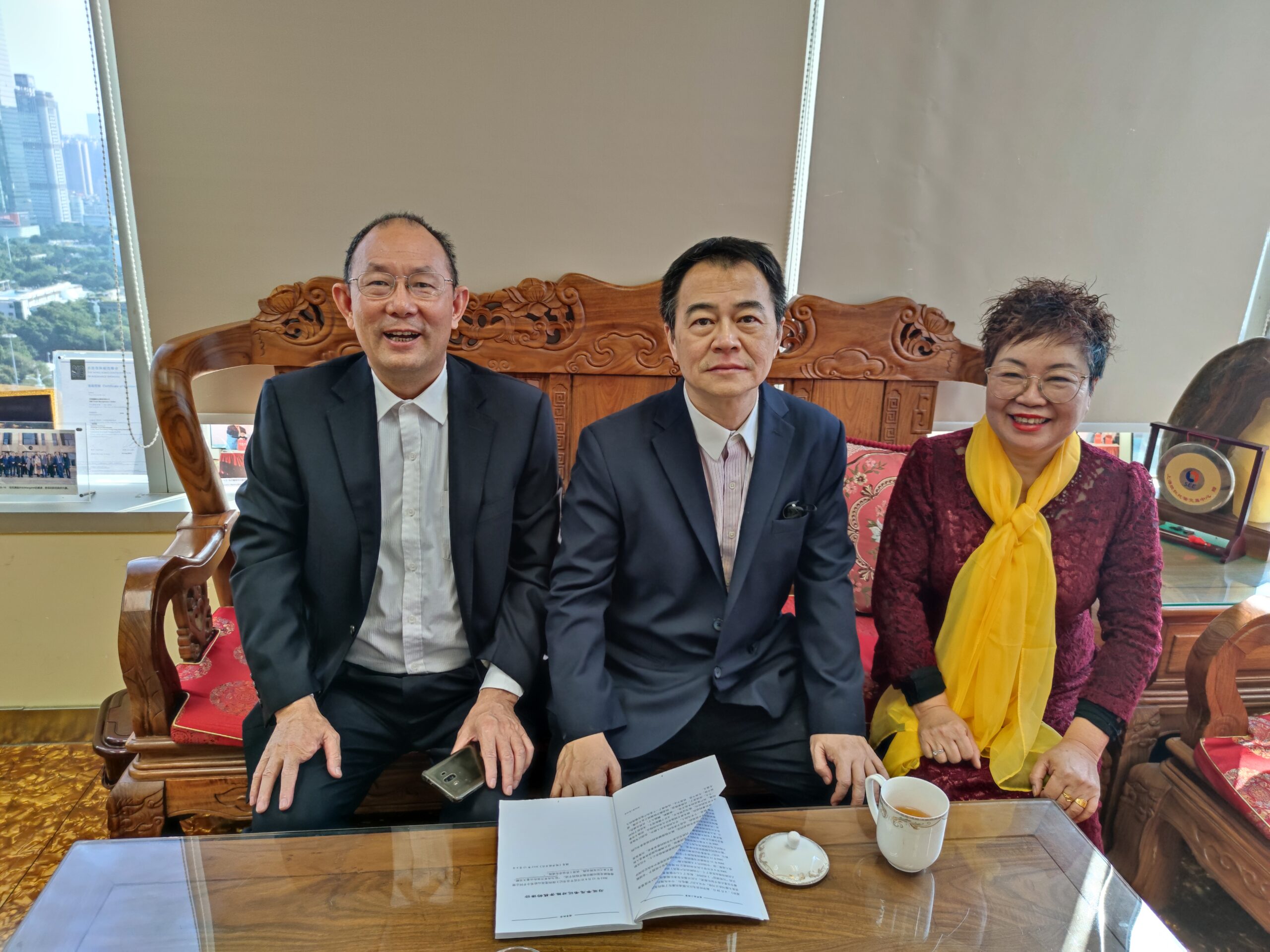 香港邦盟匯駿集團主席盧華威視察廣東邦盟匯駿